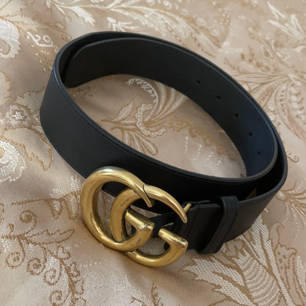 Gucci 2015 Re-Edition Wide Leather Belt